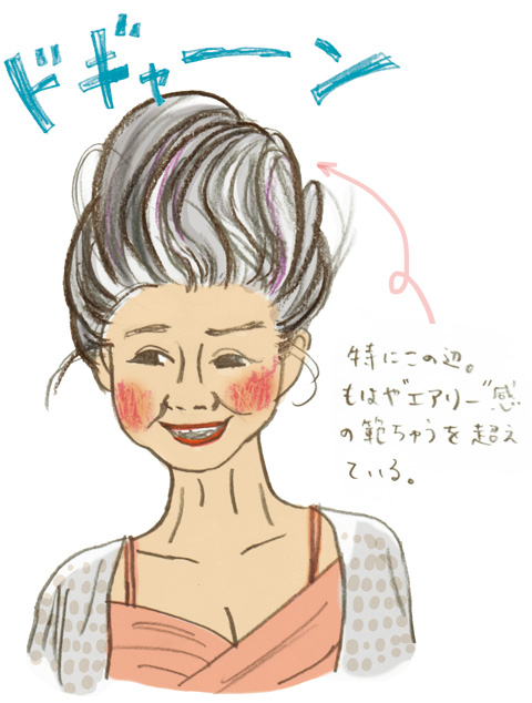 島田順子の髪型がすごい立ち上がっている件 凡々娘雑記